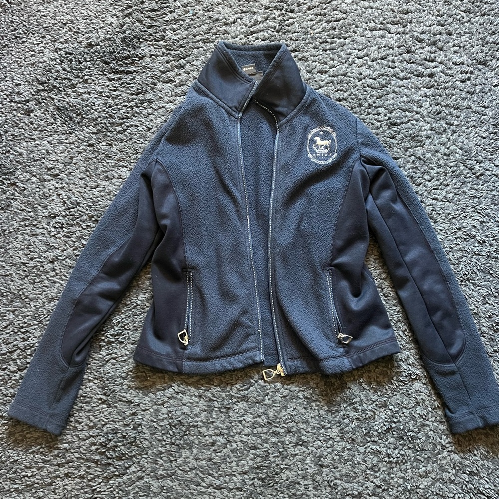 Kids Girls Large Ariat Navy Fleece Jacket